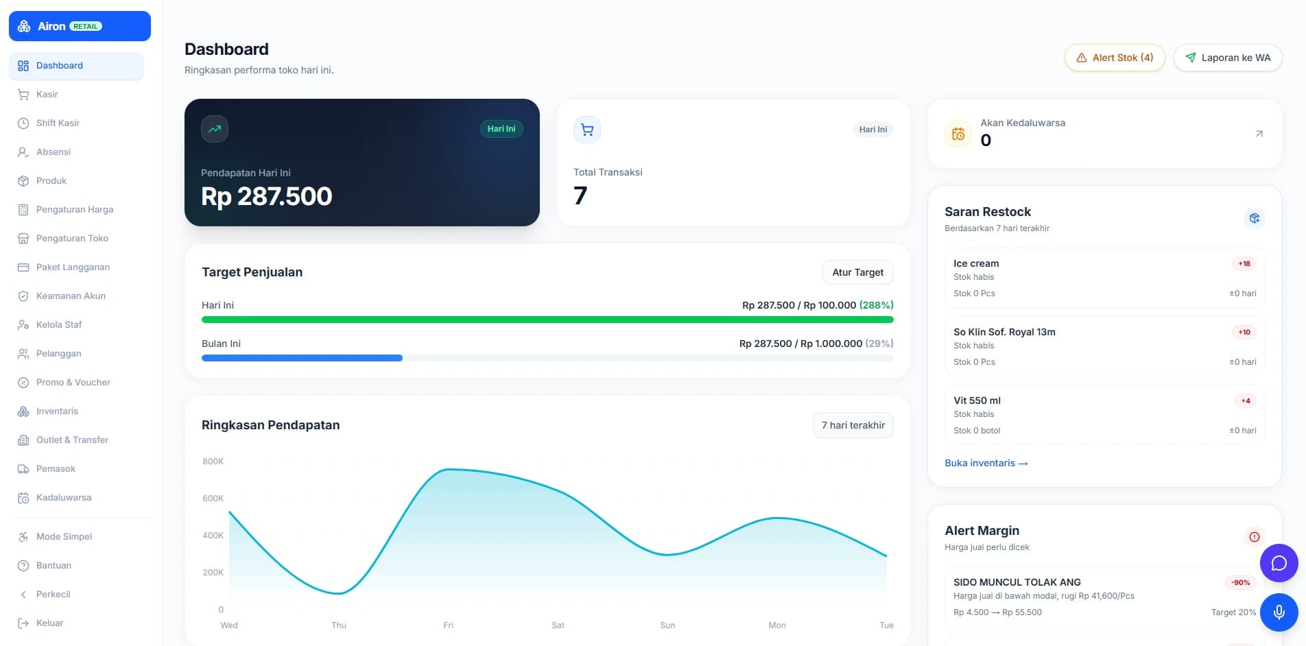 Airon — POS AI-Native & Intelijen Bisnis Otonom